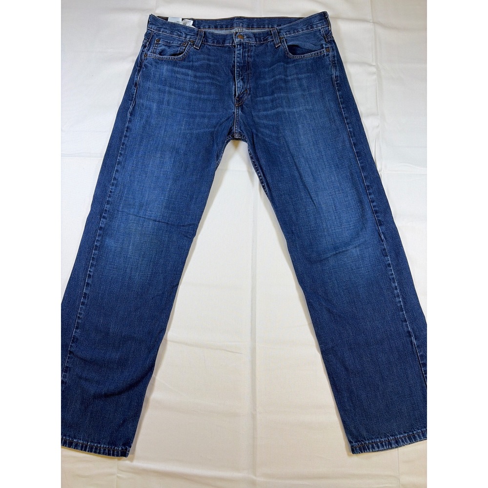 Levis 569 Loose Straight Jeans Mens 36x32 Medium Wash Blue Denim 00569-0132